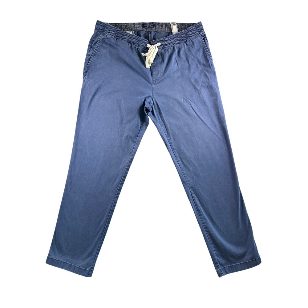 Vineyard Vines Men's Pull On Blue Flat Front Chino 98% Cotton XL 37x30